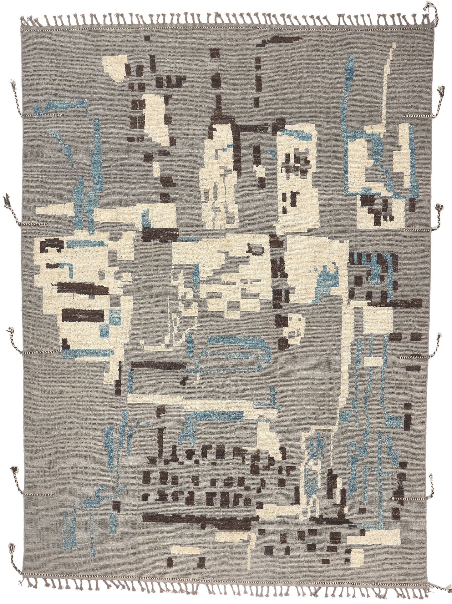 10 x 13 Modern Moroccan Rug 80983