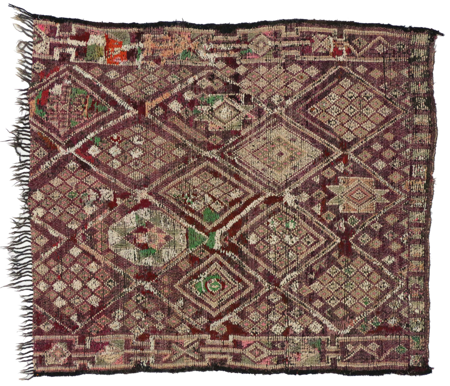 6 x 6 Vintage Moroccan Rug 20038
