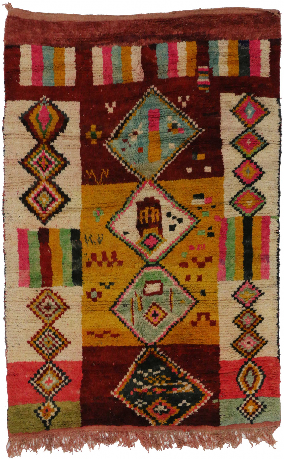 5 x 8 Vintage Moroccan Rug 20282
