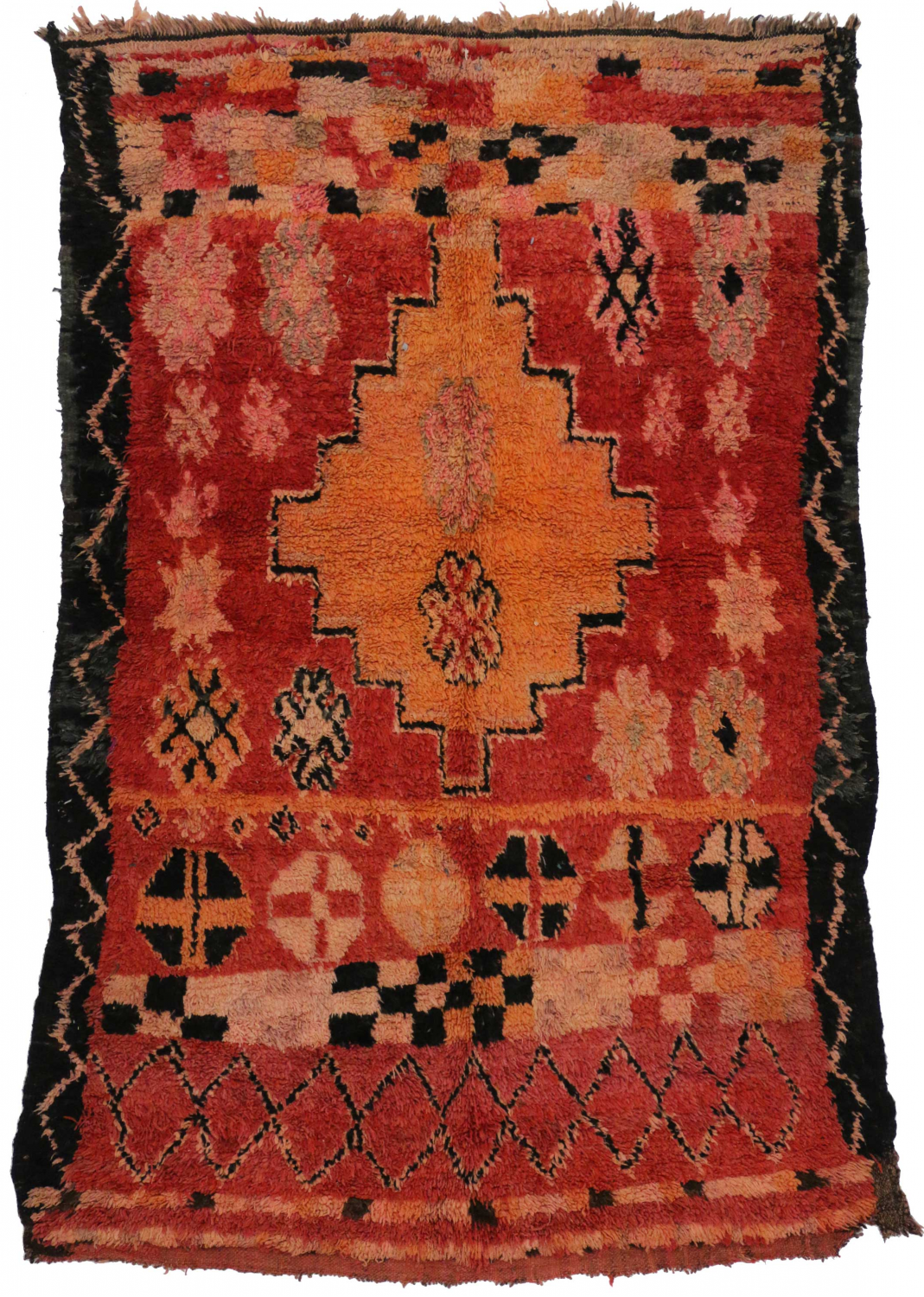 6 x 8 Vintage Moroccan Rug 20287