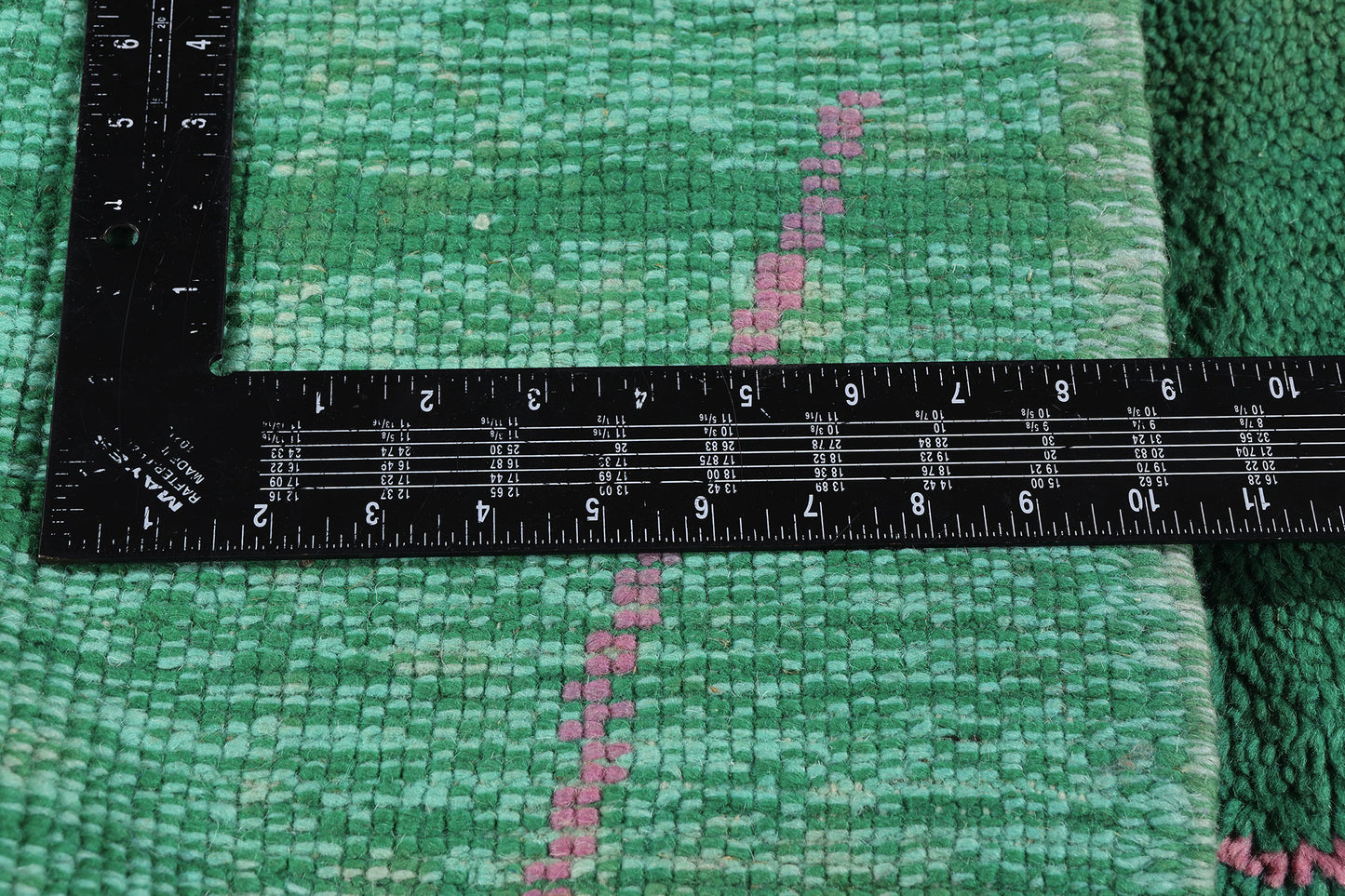 6 x 8 - Green Moroccan Rug - 21096