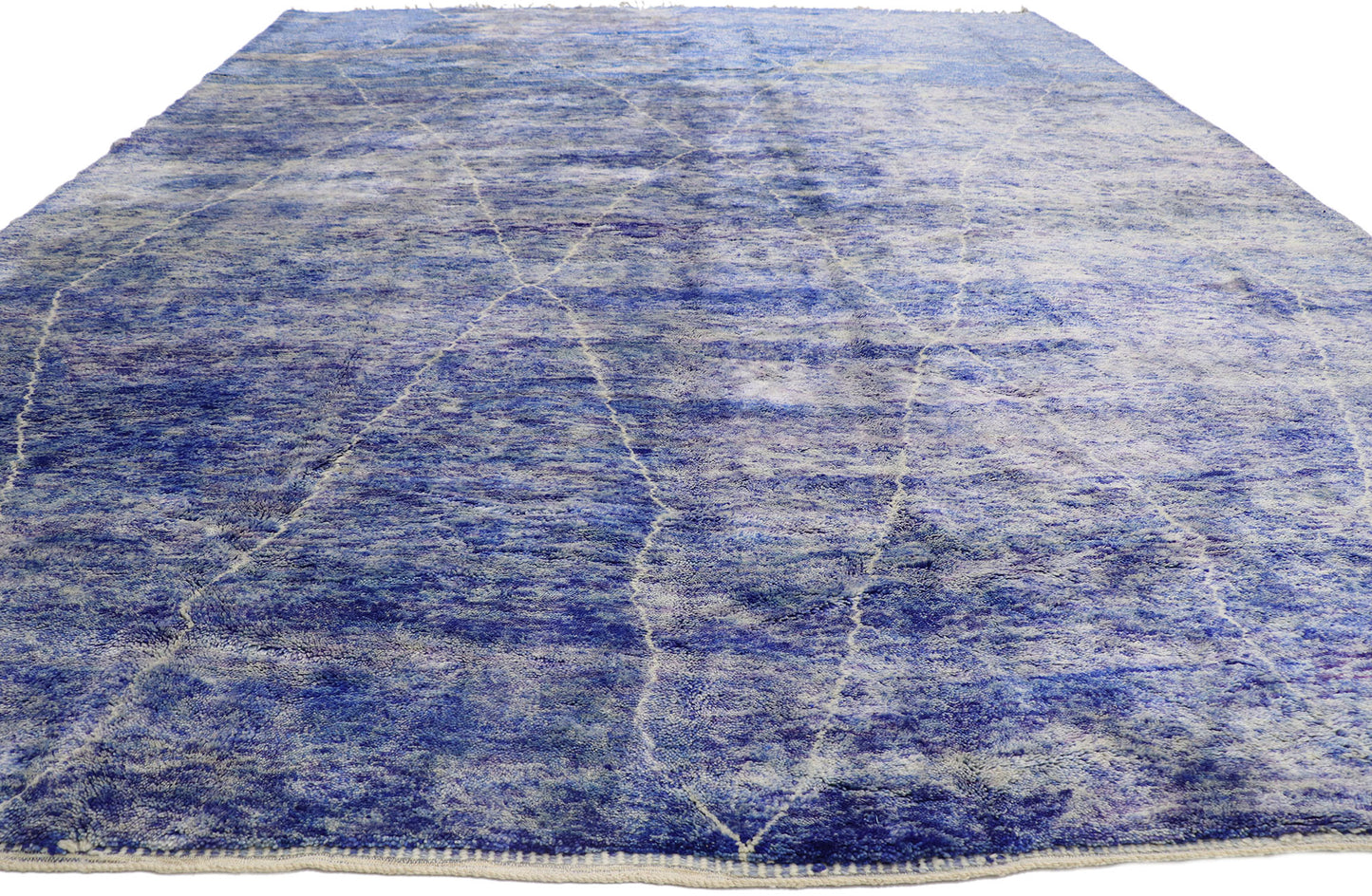 12 x 16 - Blue Moroccan Rug - 21172