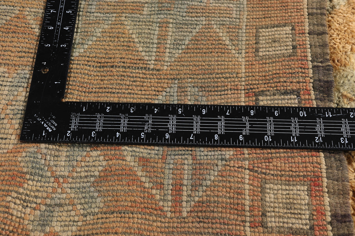 6 x 10 - Orange Vintage Beni MGuild Moroccan Rug - 21894