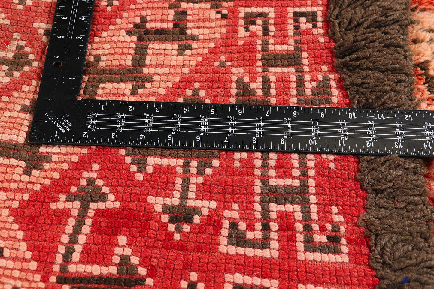 5 x 9 - Red Vintage Beni MGuild Moroccan Rug - 21899