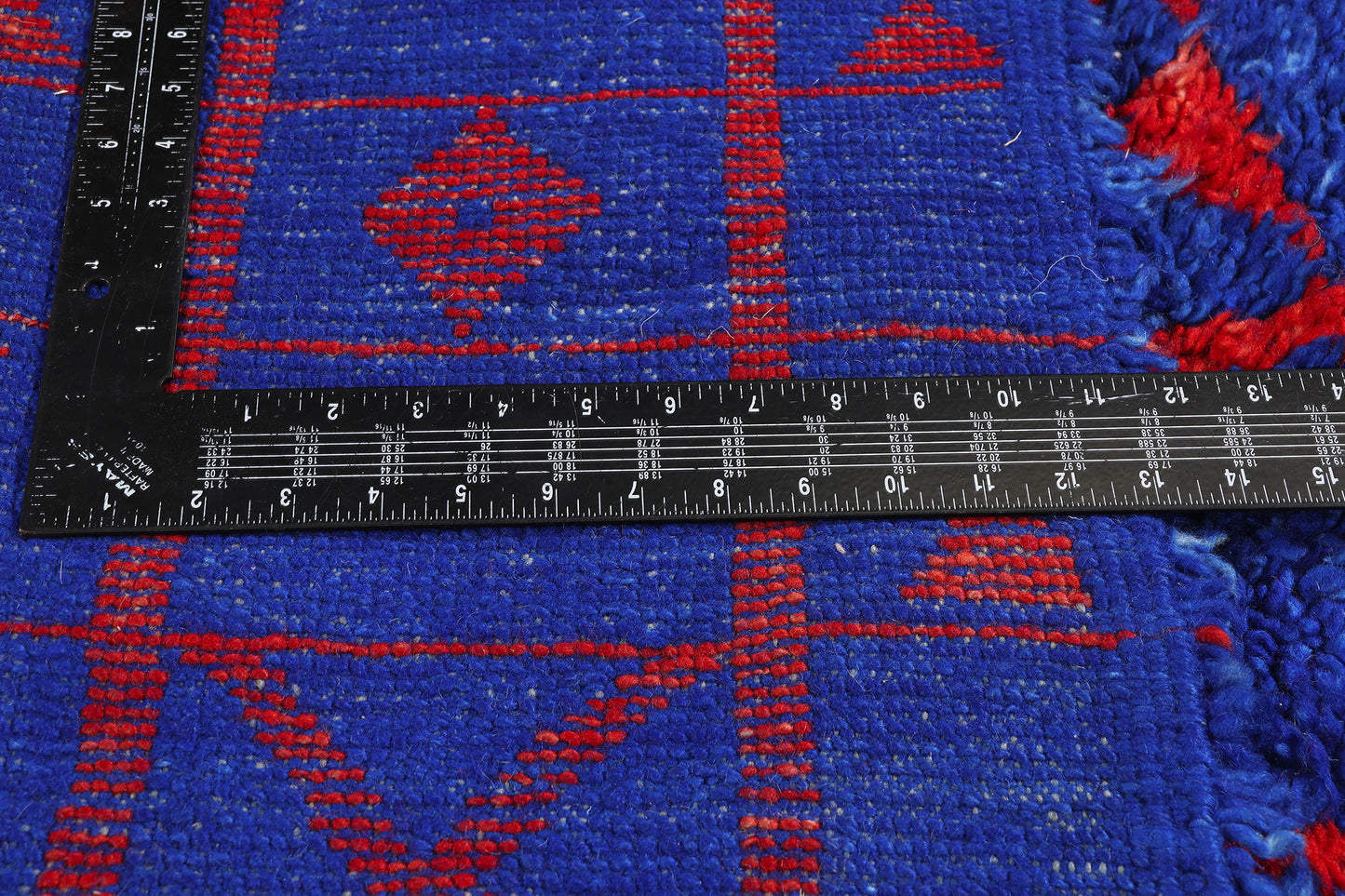 6 x 9 - Blue Vintage Beni MGuild Moroccan Rug - 21900
