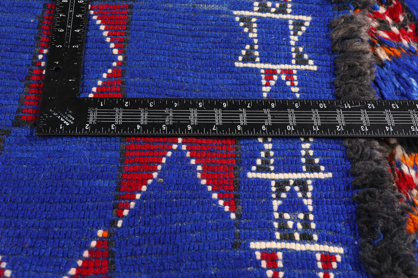 6 x 12 - Blue Vintage Beni MGuild Moroccan Rug - 21910