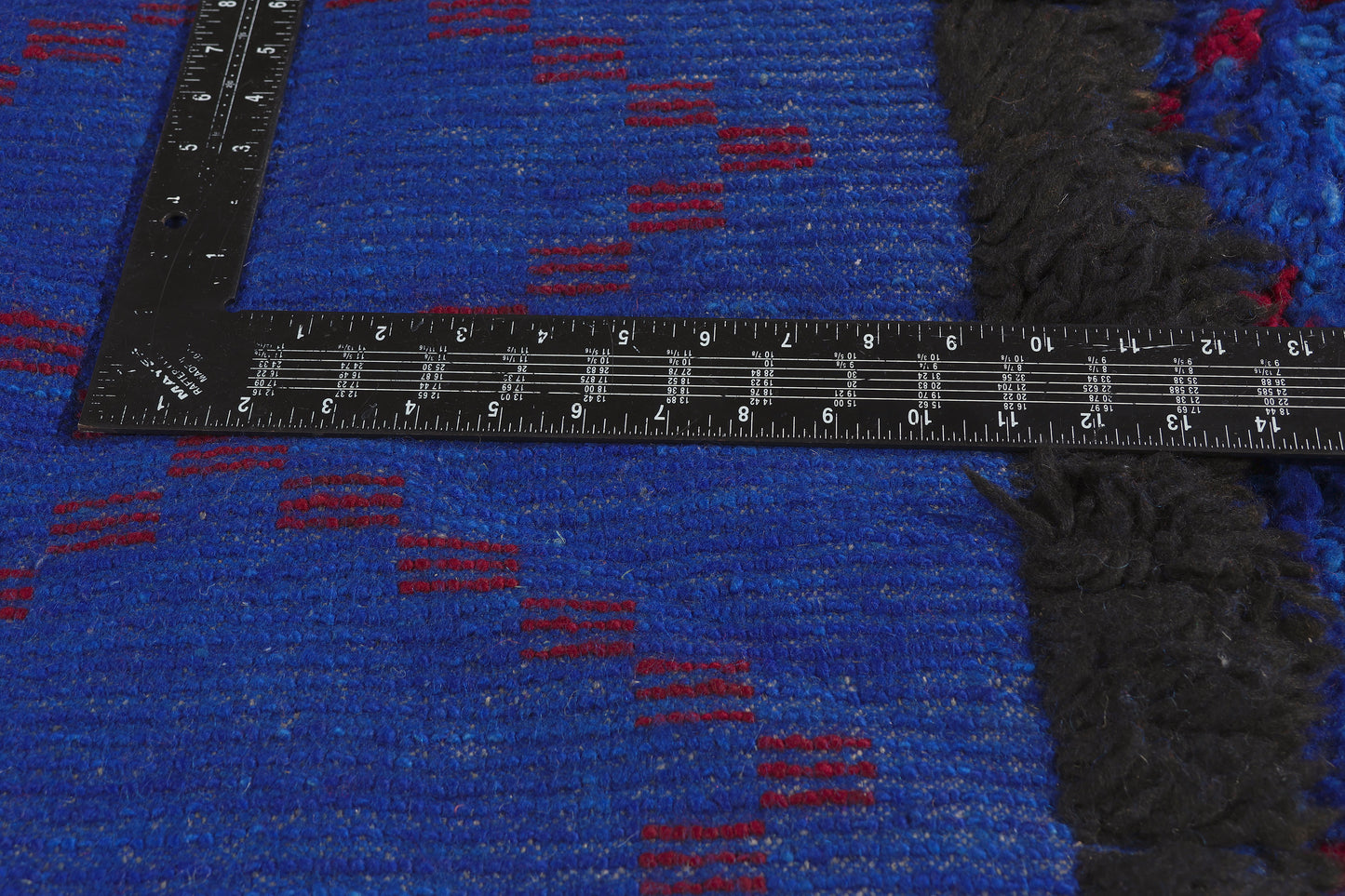 6 x 10 - Blue Vintage Beni MGuild Moroccan Rug - 21921