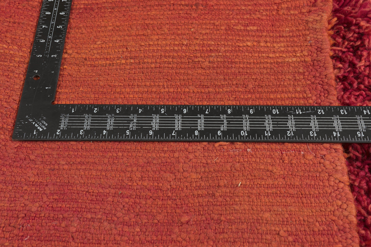 7 x 9 - Rust Vintage Beni Mrirt Moroccan Rug - 21931