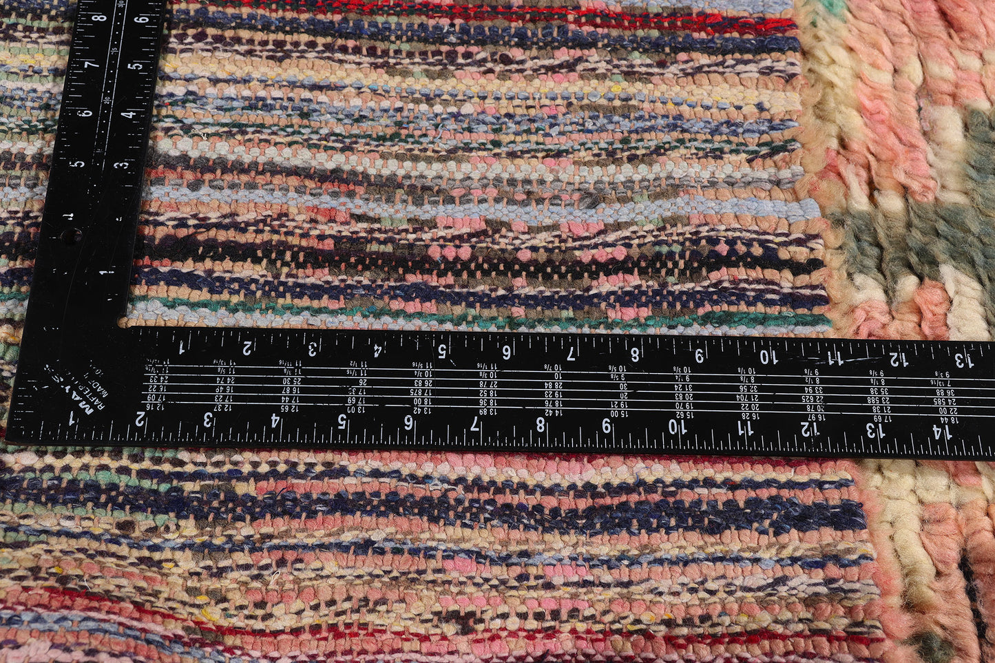 2 x 12 - Pink Vintage Boujad Moroccan Rug - 21951