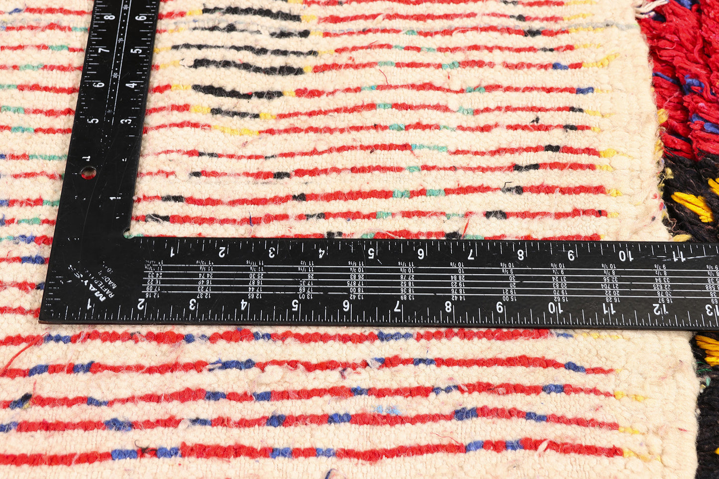 4 x 8 - Red Vintage Boujad Moroccan Rug - 21979