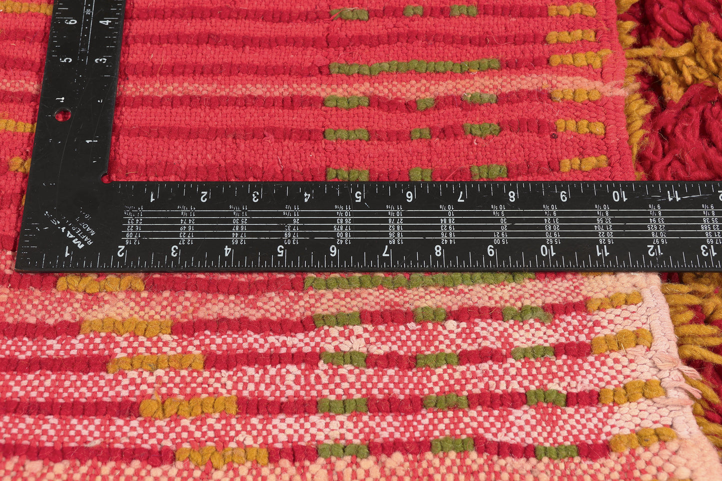 4 x 6 - Red Vintage Boujad Moroccan Rug - 21988