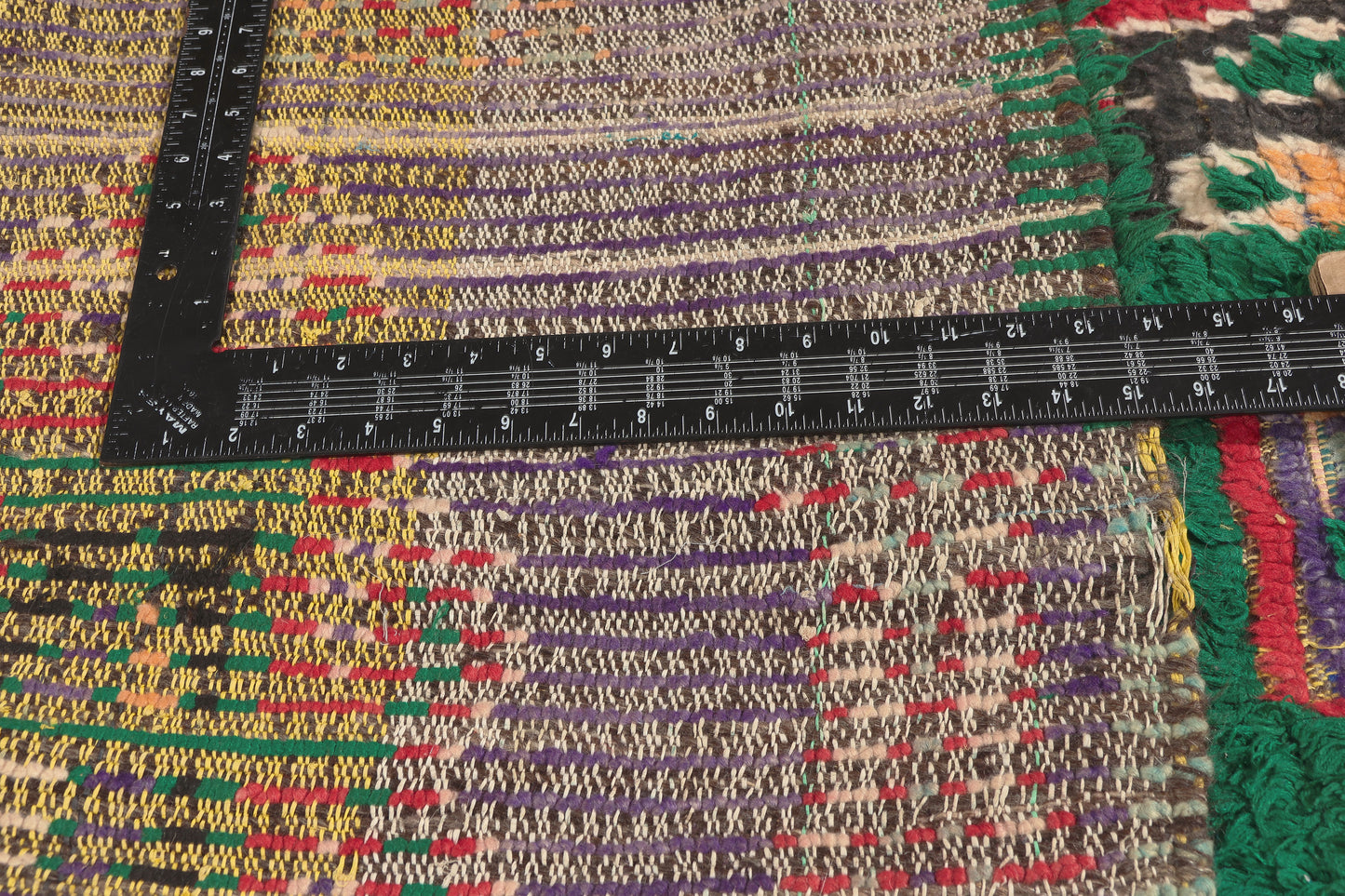 4 x 7 - Purple Vintage Boujad Moroccan Rug - 22031