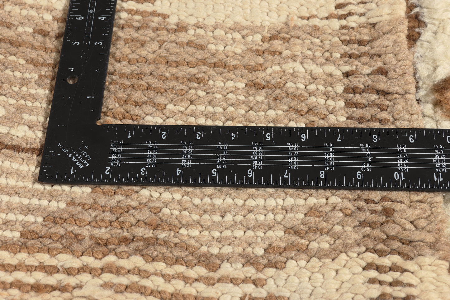 3 x 7 - Ivory Vintage Azilal Moroccan Rug - 22064