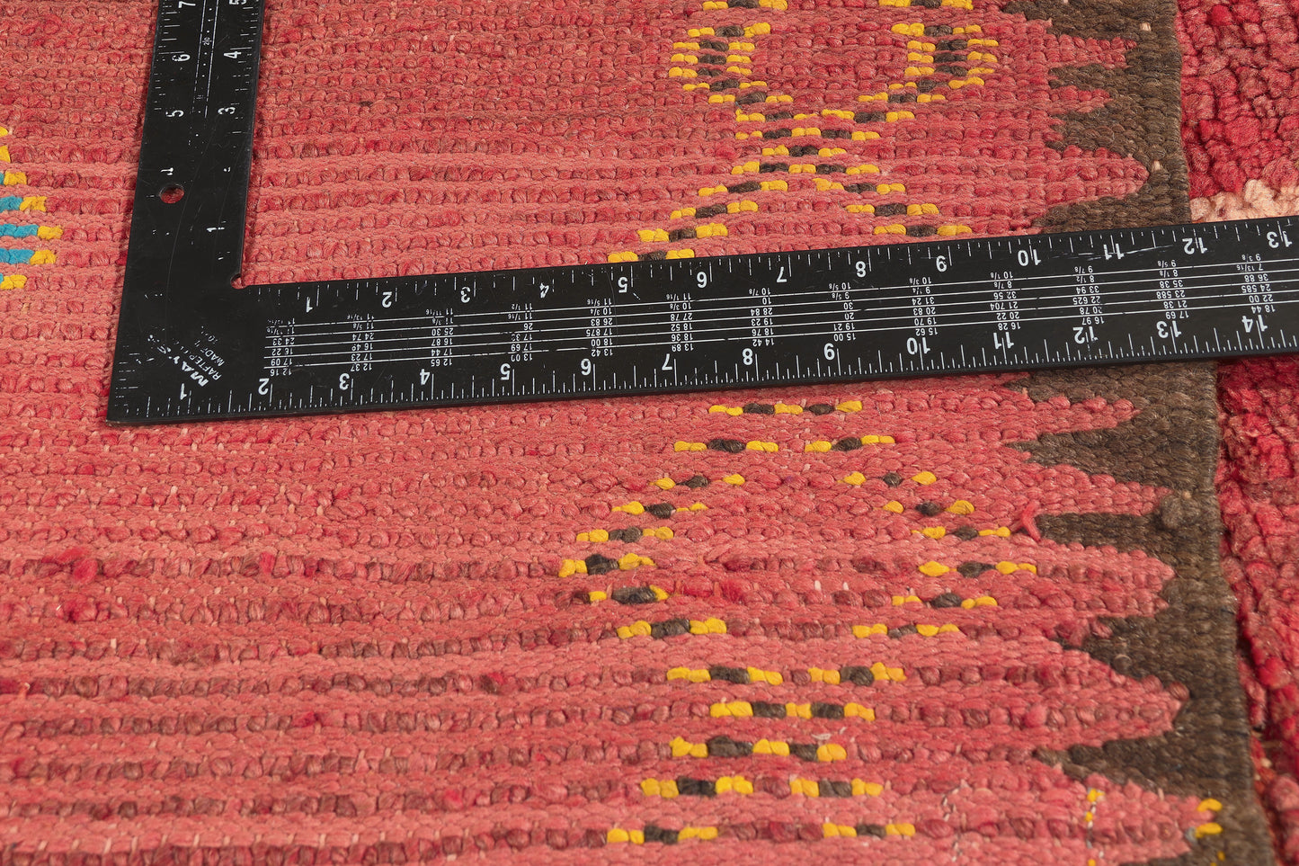 7 x 10 - Red Vintage Taznakht Moroccan Rug - 22073