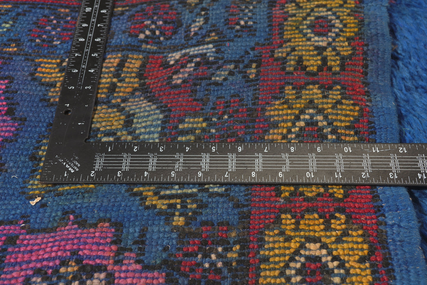 10 x 28 - Blue Vintage Beni MGuild Moroccan Rug - 22075