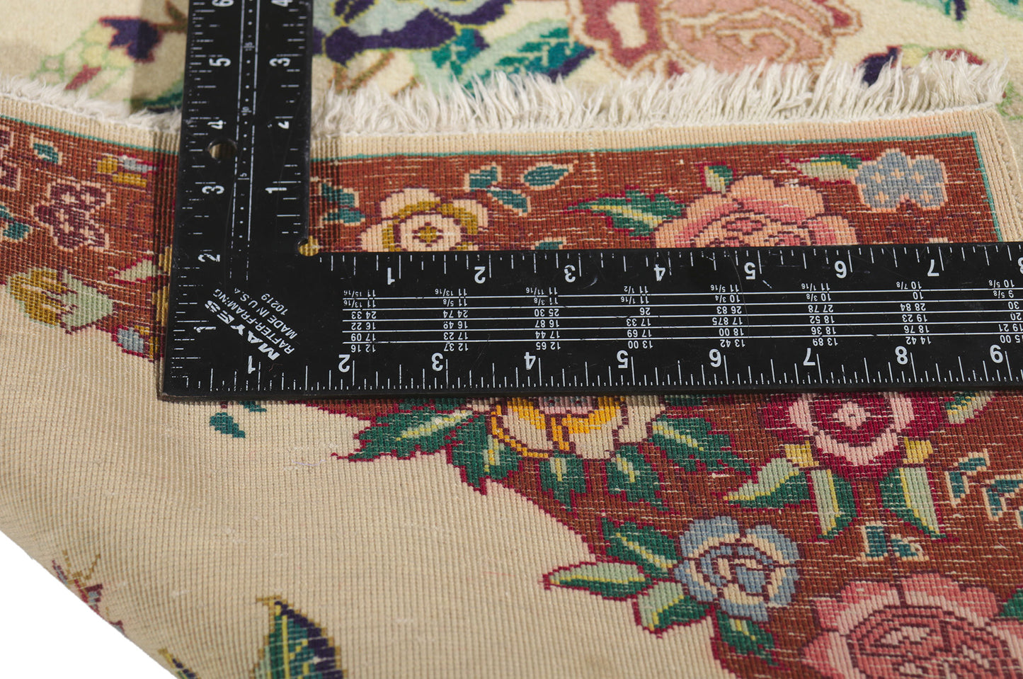 2 x 3 - Beige Vintage Persian Tabriz Rug - 75655