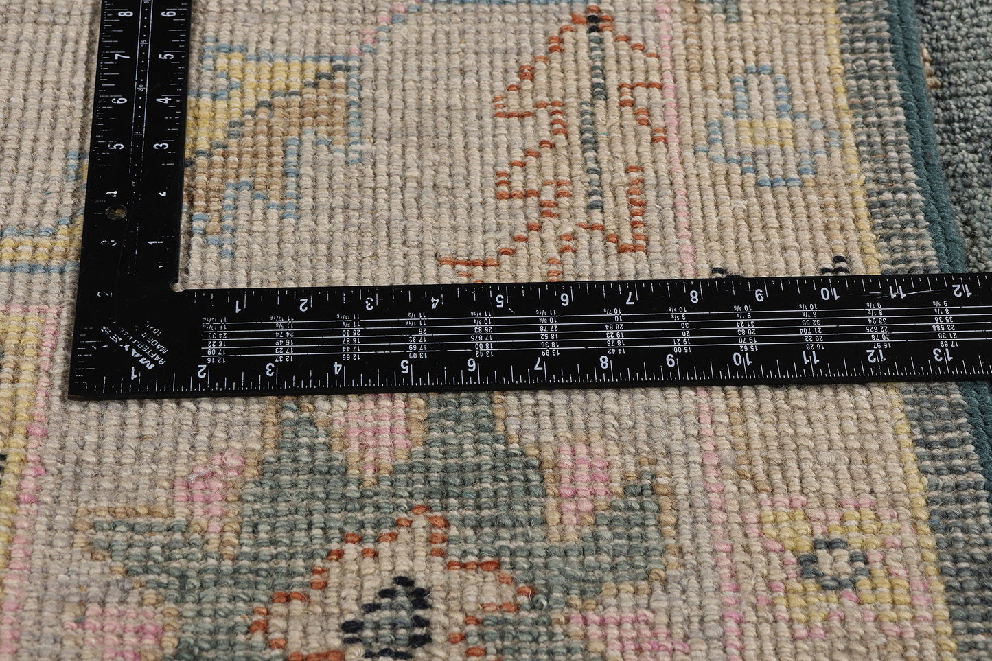 9 x 12 - Gray Indian Oushak Rug - 30503
