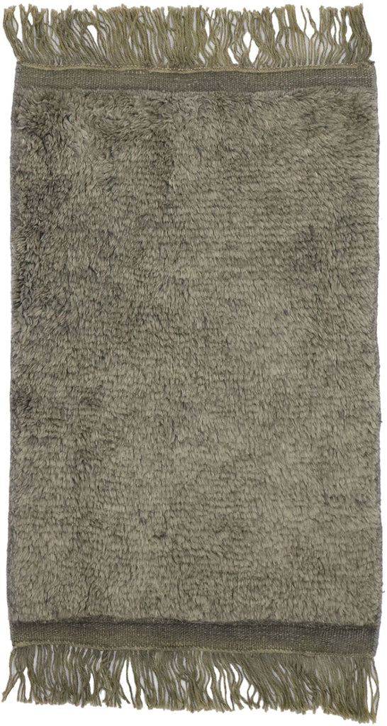 2 x 3 - Gray Indian Moroccan Rug - 30602