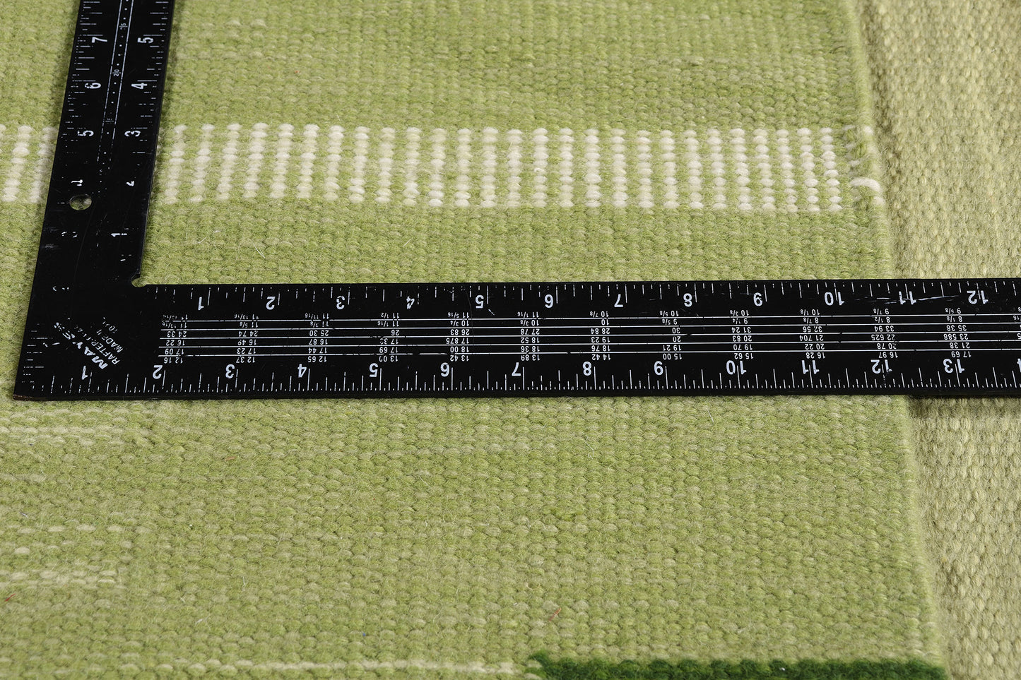 9 x 11 - Green New Kilim Rug - 31353