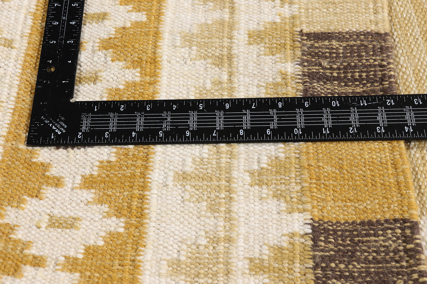 9 x 12 - Gold New Kilim Rug - 31355