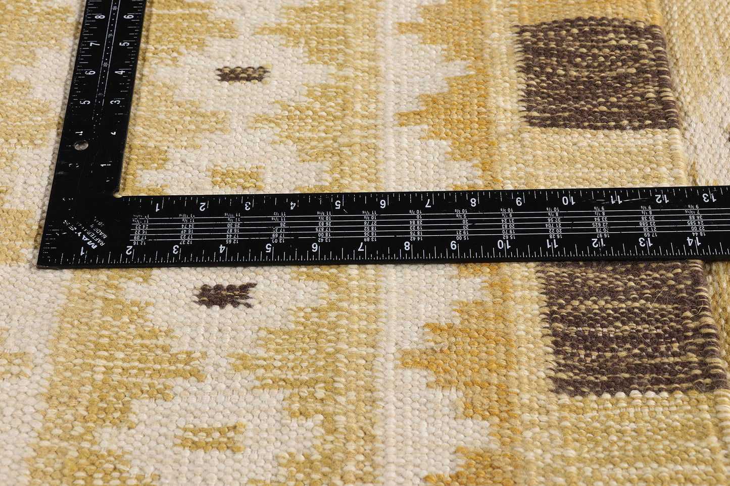9 x 10 - Gold New Kilim Rug - 31358