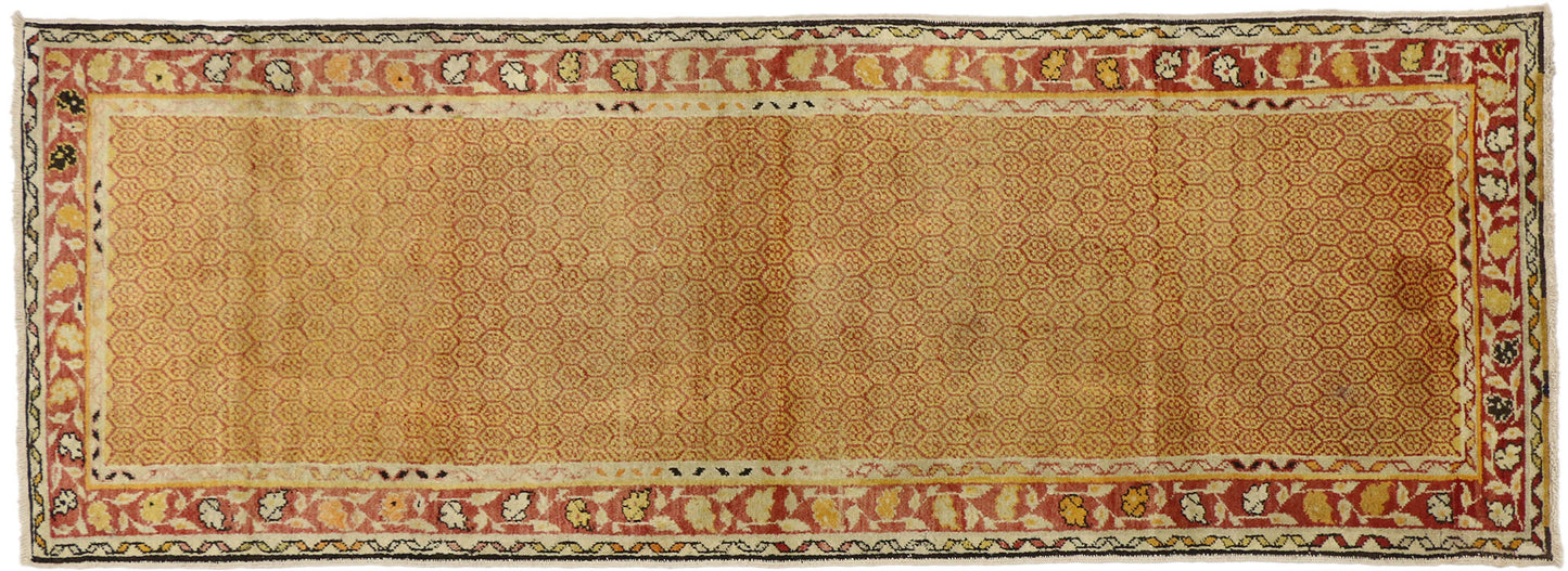 3 x 8 Vintage Turkish Oushak Runner 50006