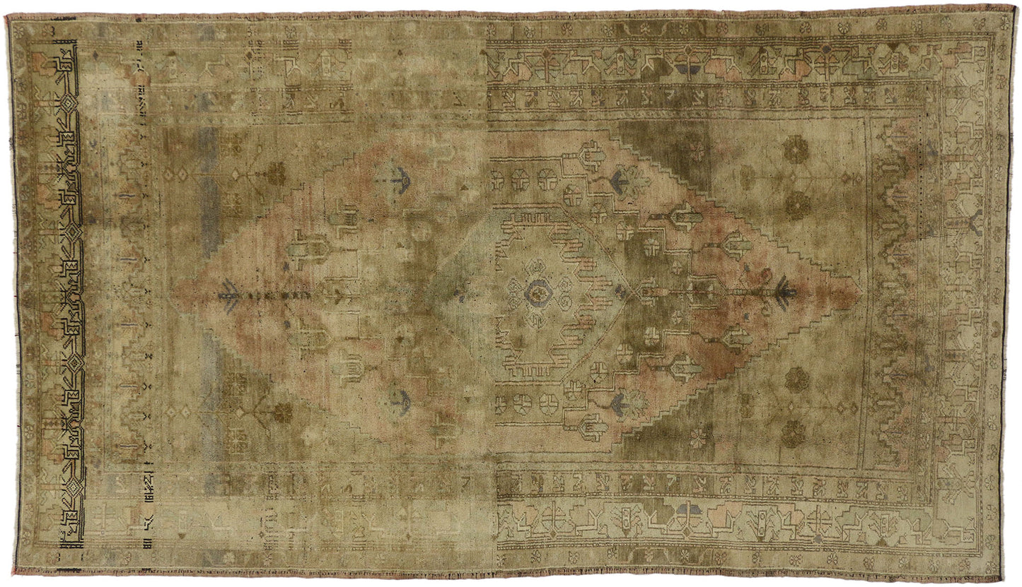 5 x 9 Vintage Oushak Rug 50083