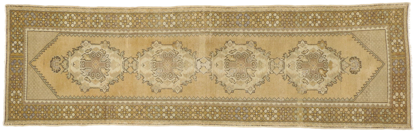 3 x 10 Vintage Turkish Oushak Rug 50230