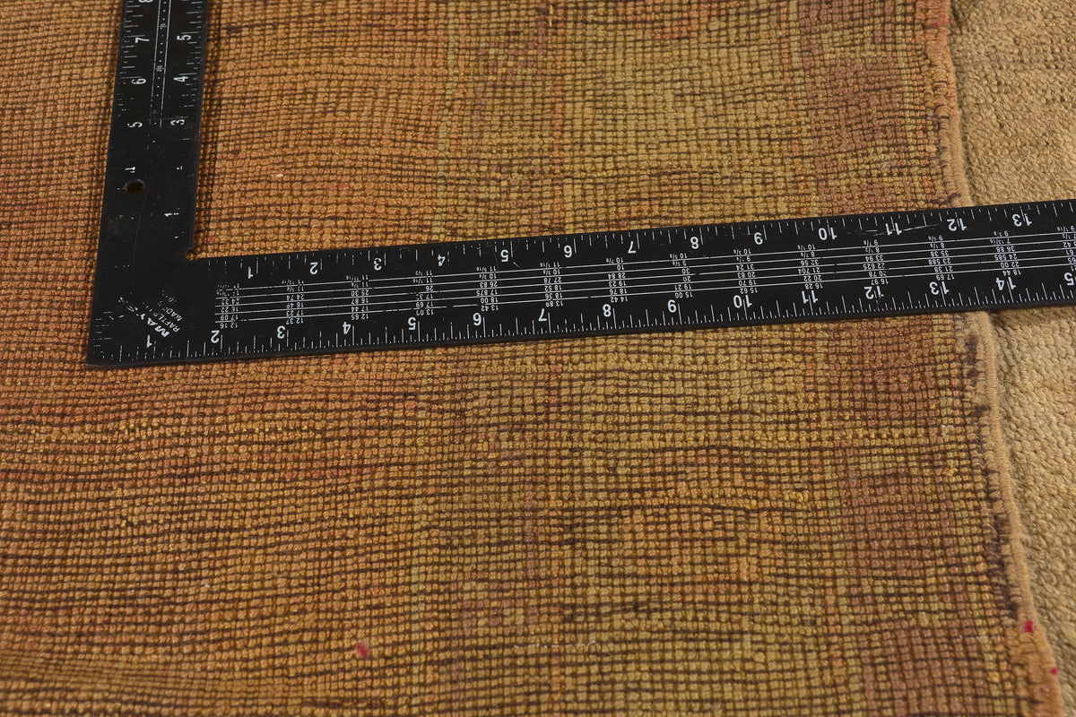 5 x 12 - Brown Vintage Turkish Oushak Rug - 50296