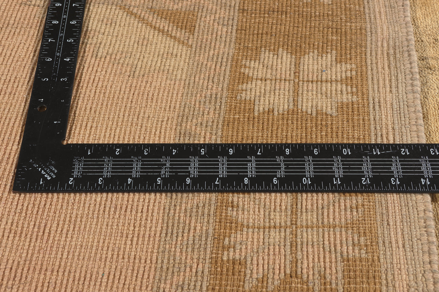 5 x 12 - Brown Vintage Turkish Oushak Rug - 50447