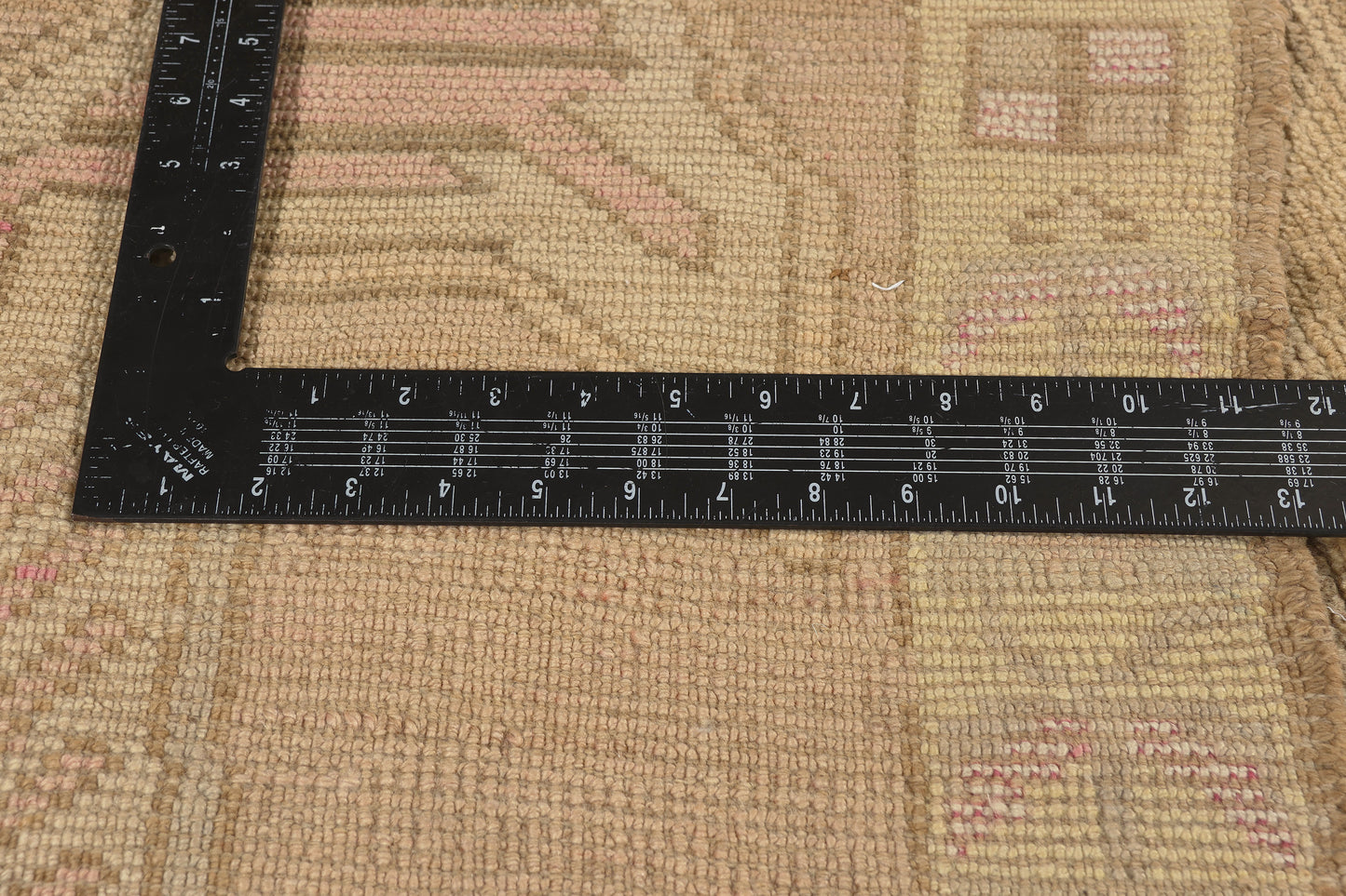 5 x 15 - Brown Vintage Turkish Oushak Rug - 50582