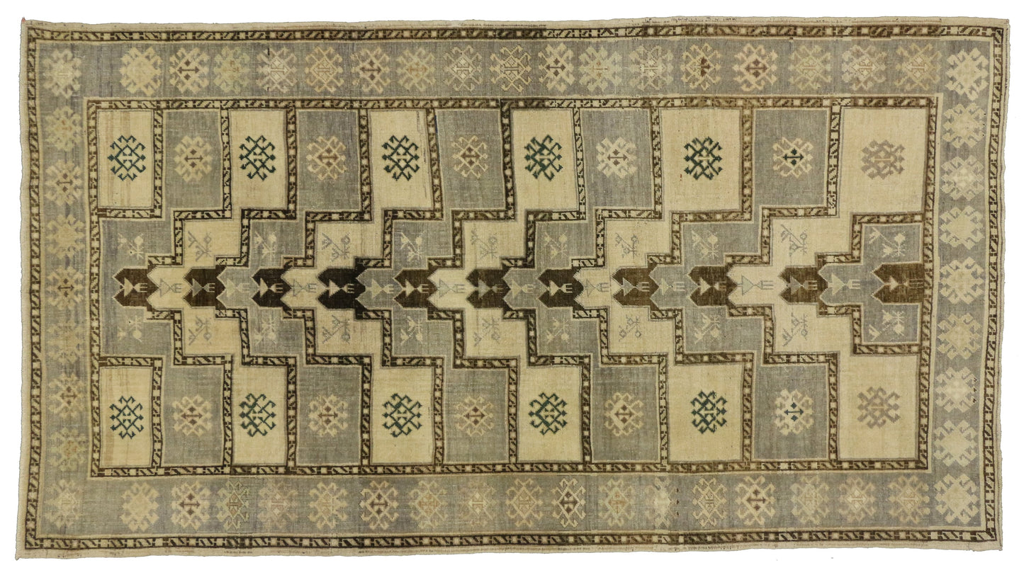 5 x 10 Vintage Oushak Rug 50849