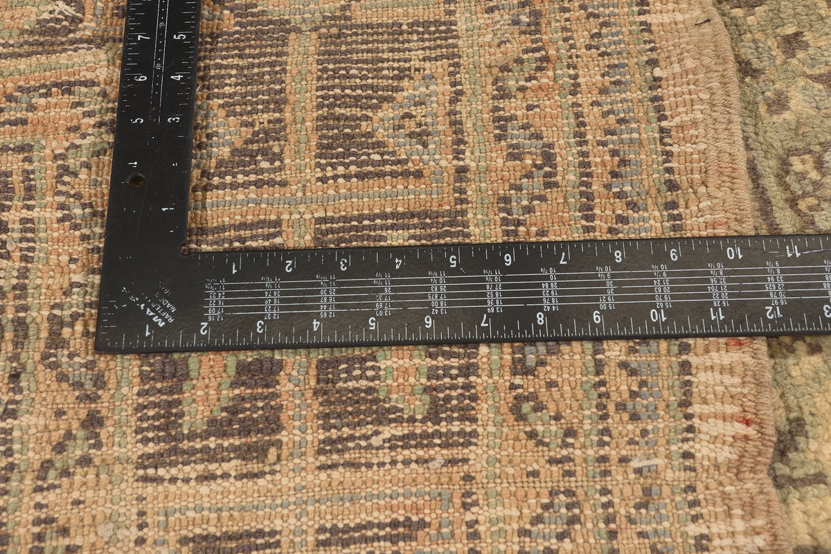 5 x 11 - Tan Vintage Turkish Oushak Rug - 51140