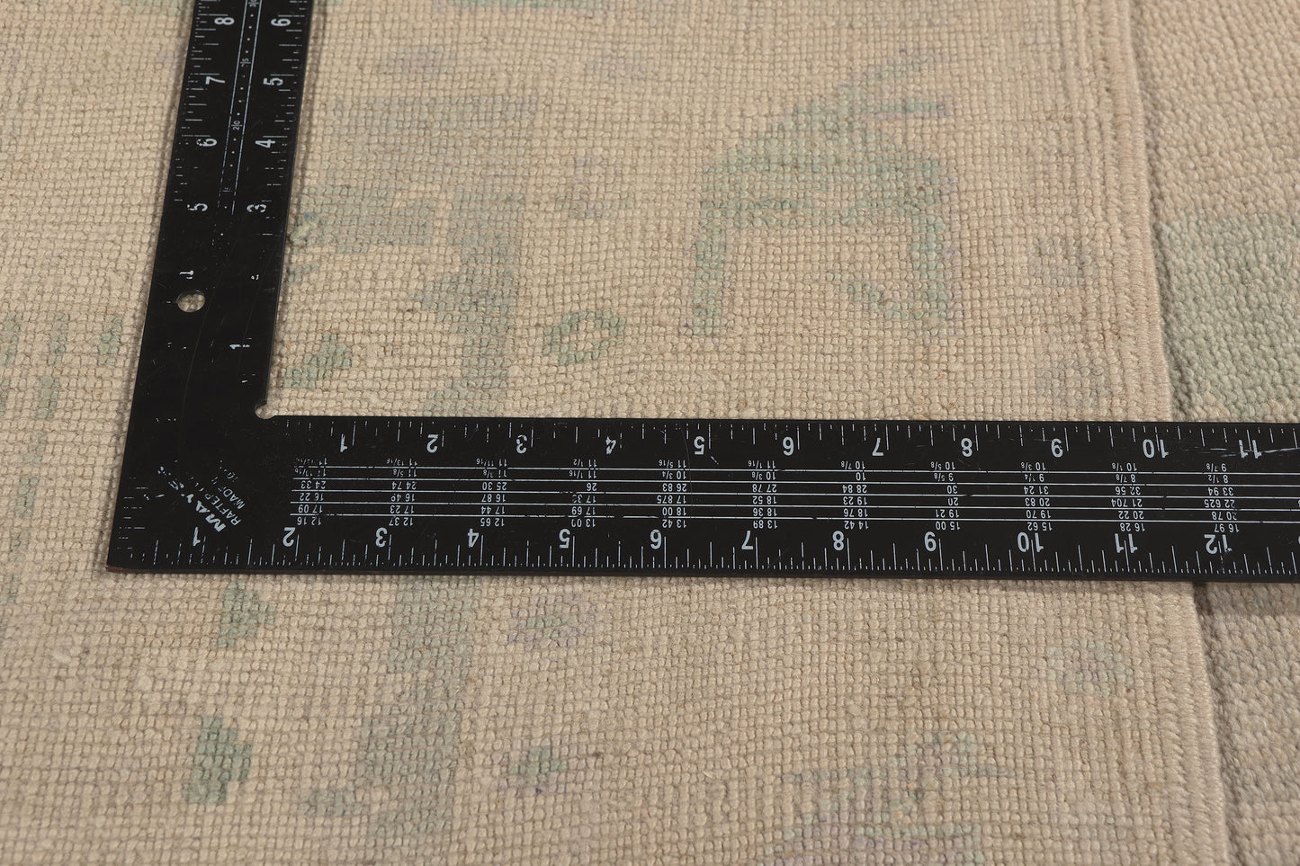 5 x 8 - Beige Vintage Turkish Oushak Rug - 52470