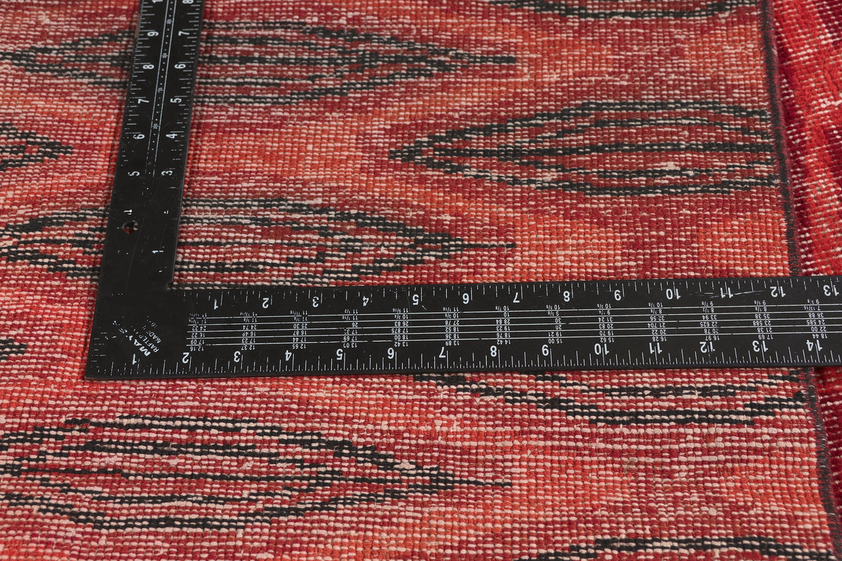 6 x 9 - Red Vintage Turkish Sivas Rug - 52589