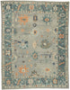 12 x 16 - Blue Turkish Oushak Rug - 52812