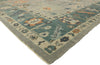 12 x 16 - Blue Turkish Oushak Rug - 52812