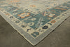 12 x 16 - Blue Turkish Oushak Rug - 52812