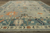 12 x 16 - Blue Turkish Oushak Rug - 52812