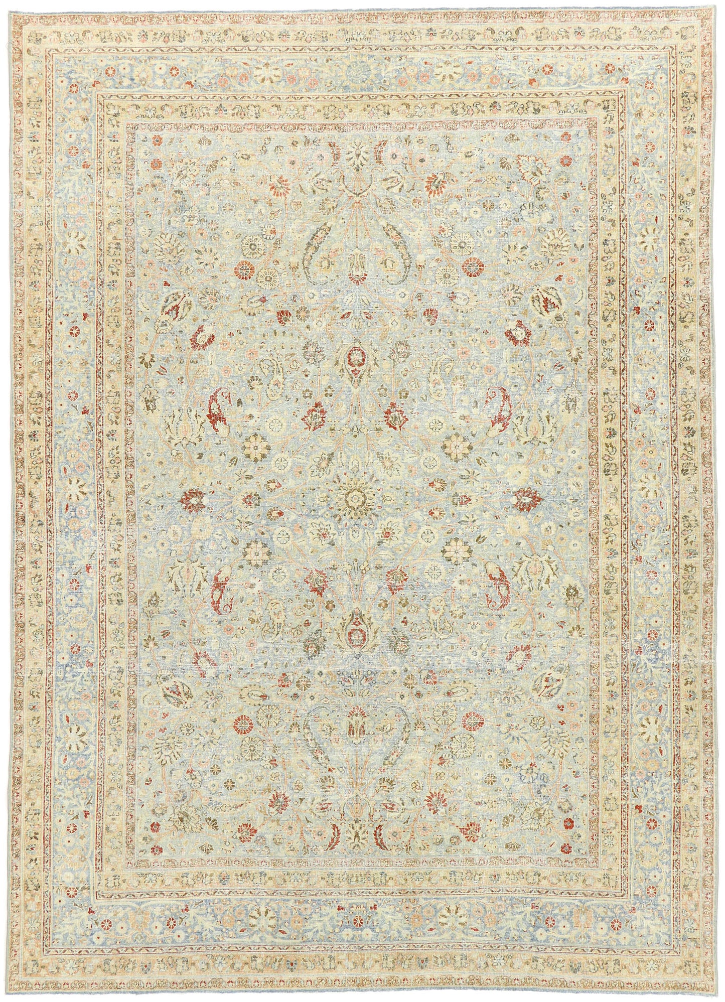7 x 10 Antique Persian Khorassan Rug 53036