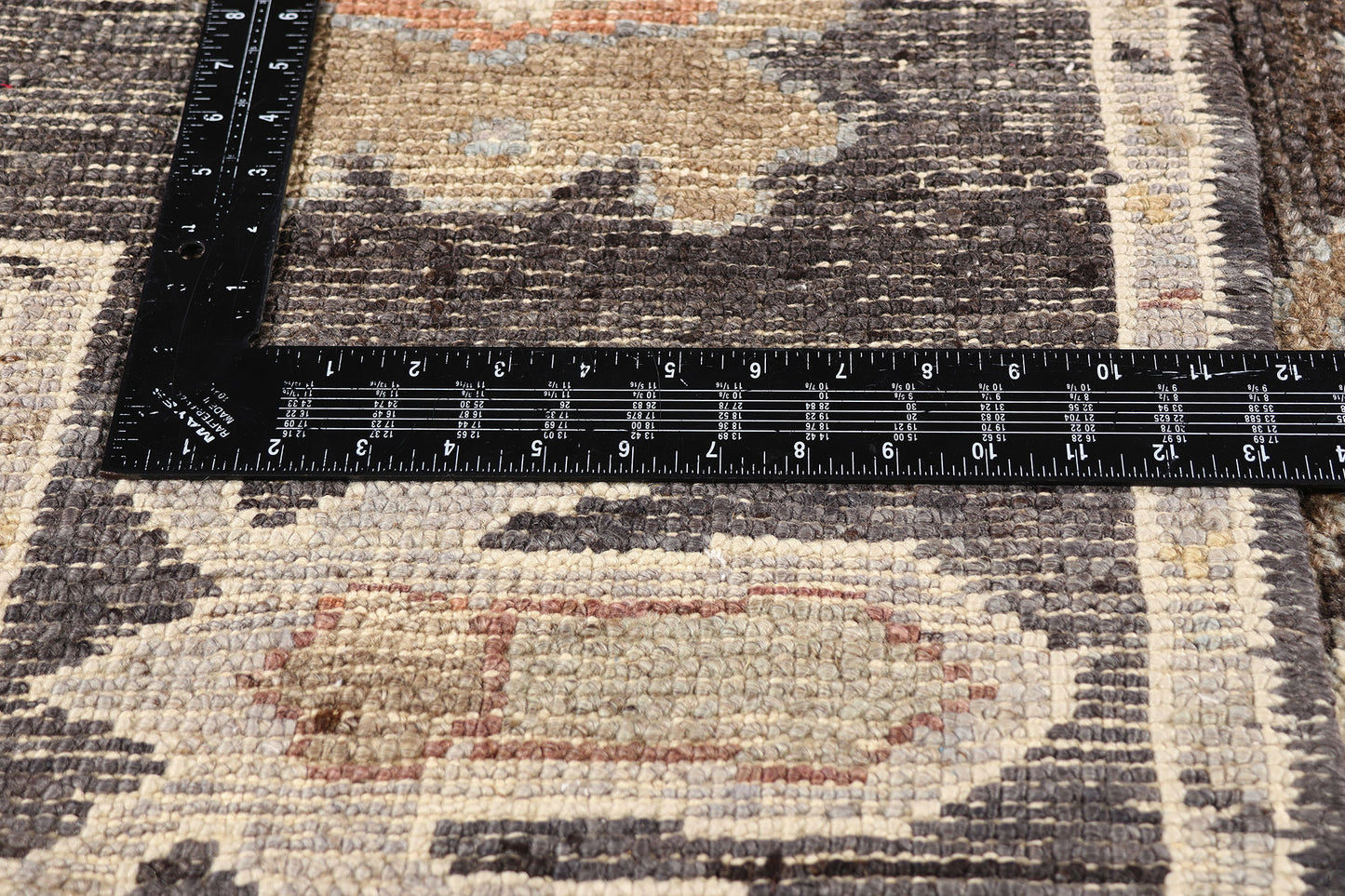 9 x 10 - Brown New Turkish Kars Rug - 54040