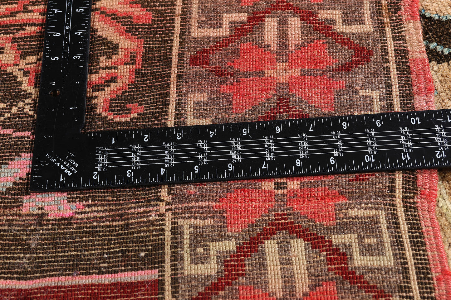 5 x 6 - Red Vintage Turkish Oushak Rug - 54064