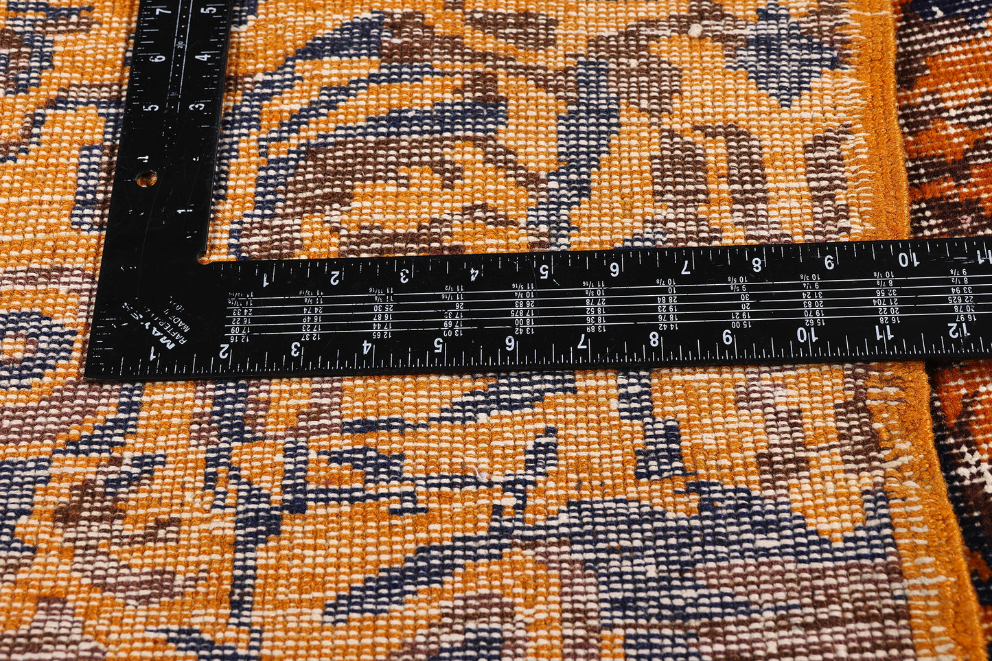 7 x 10 - Orange Vintage Turkish Sivas Rug - 54071