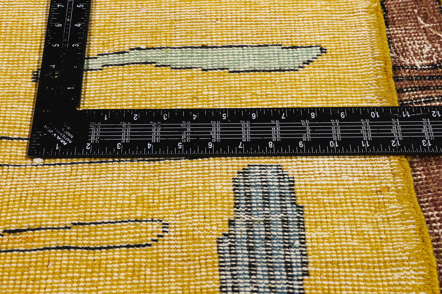 7 x 10 - Yellow Vintage Turkish Sivas Rug - 54075