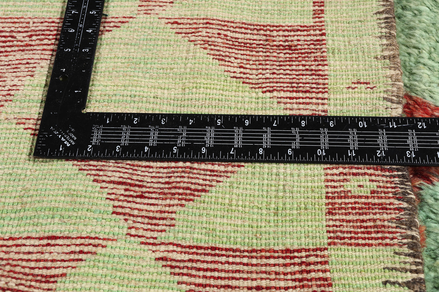 3 x 6 - Green Vintage Turkish Tulu Rug - 54079