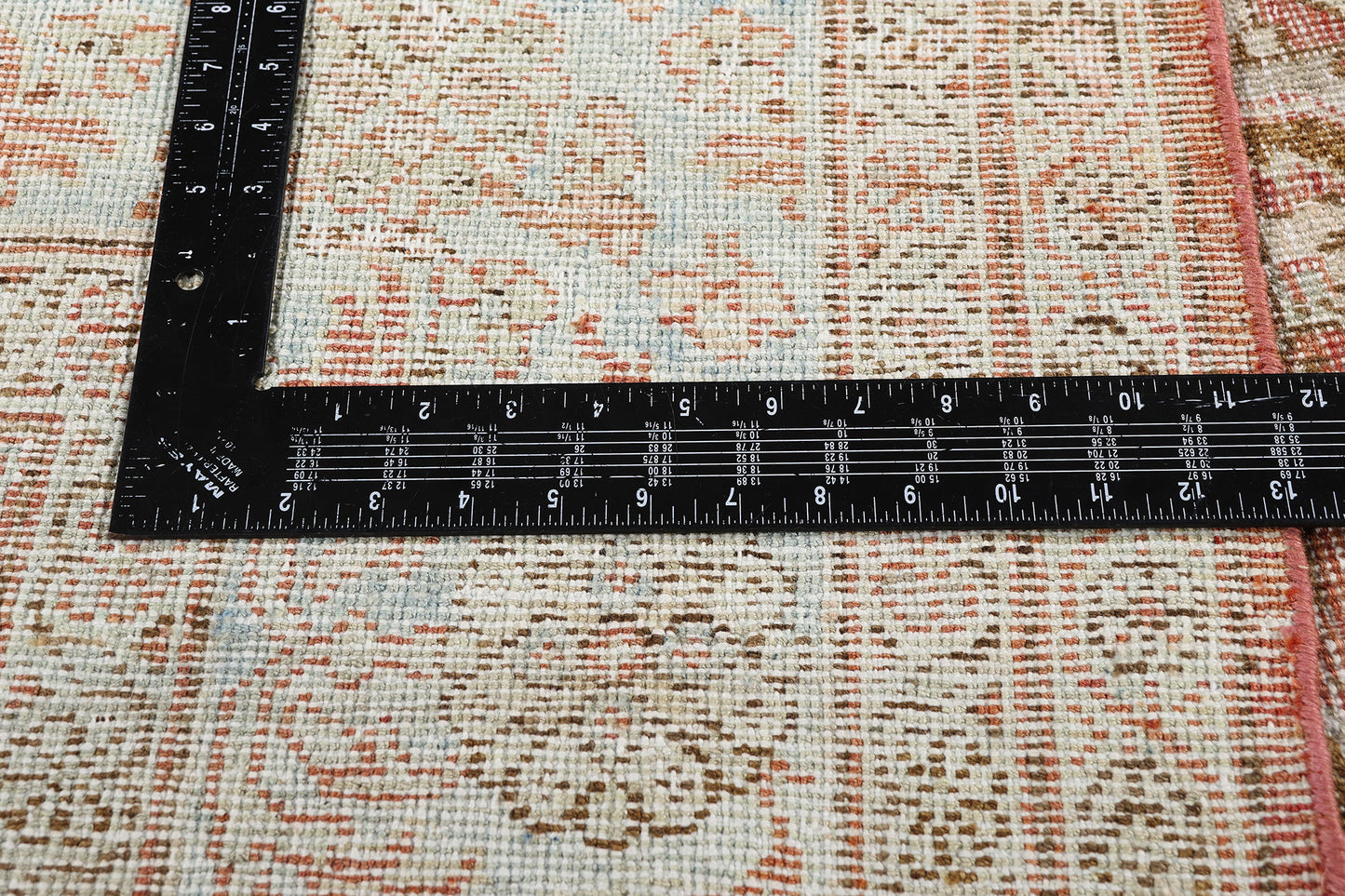 9 x 12 - Rust Antique Persian Mahal Rug - 54104