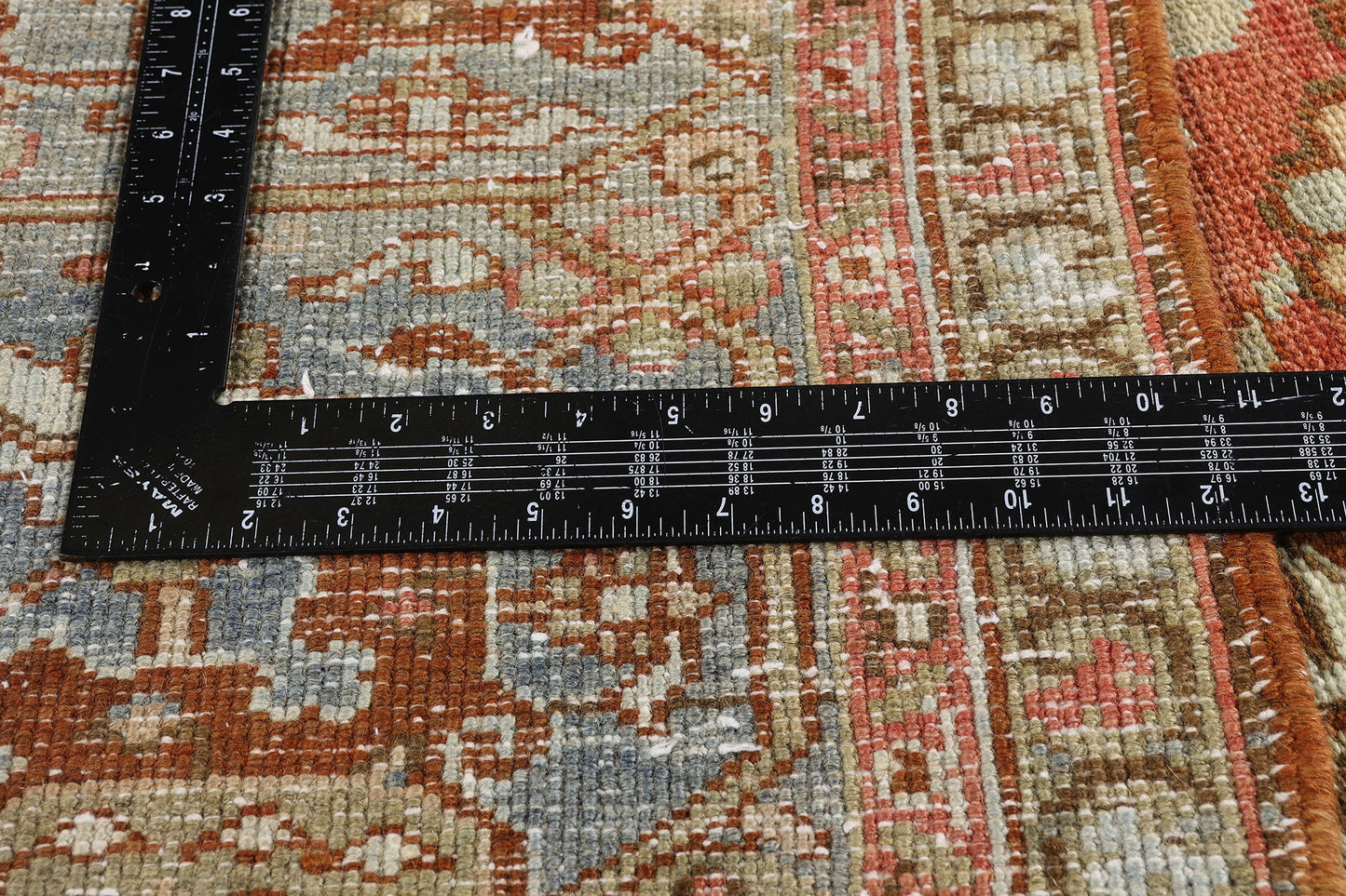 12 x 11 - Red Antique Persian Heriz Rug - 54107