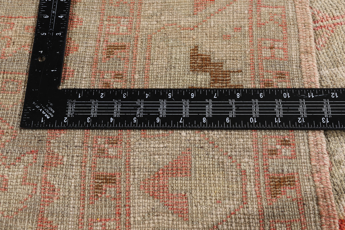 4 x 8 - Red Vintage Turkish Oushak Rug - 54139