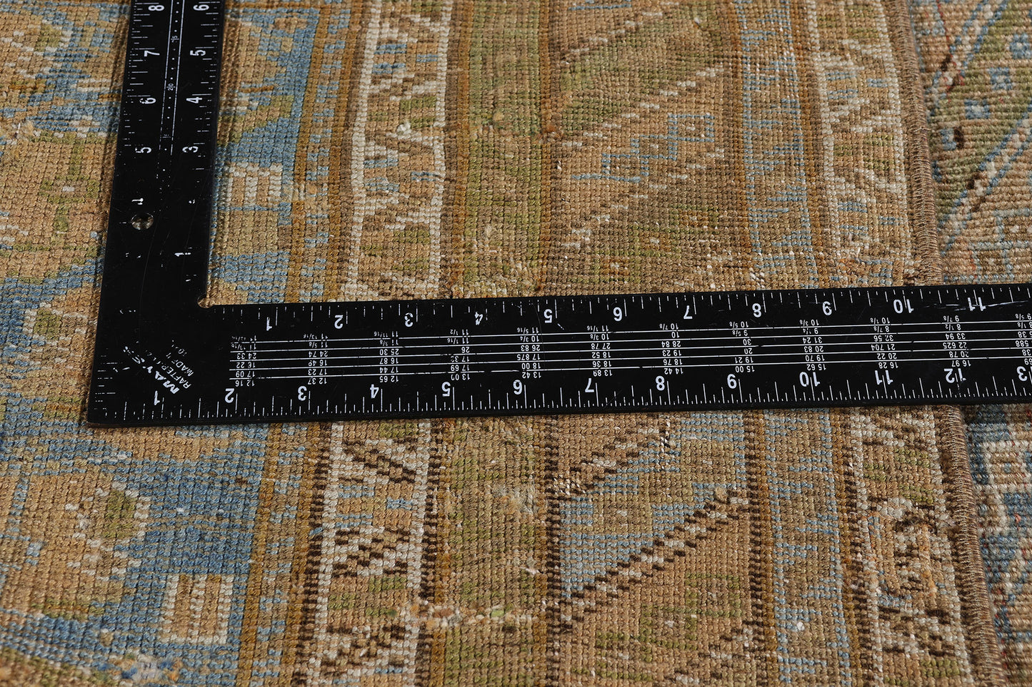 4 x 5 - Blue Antique Turkish Oushak Rug - 54142