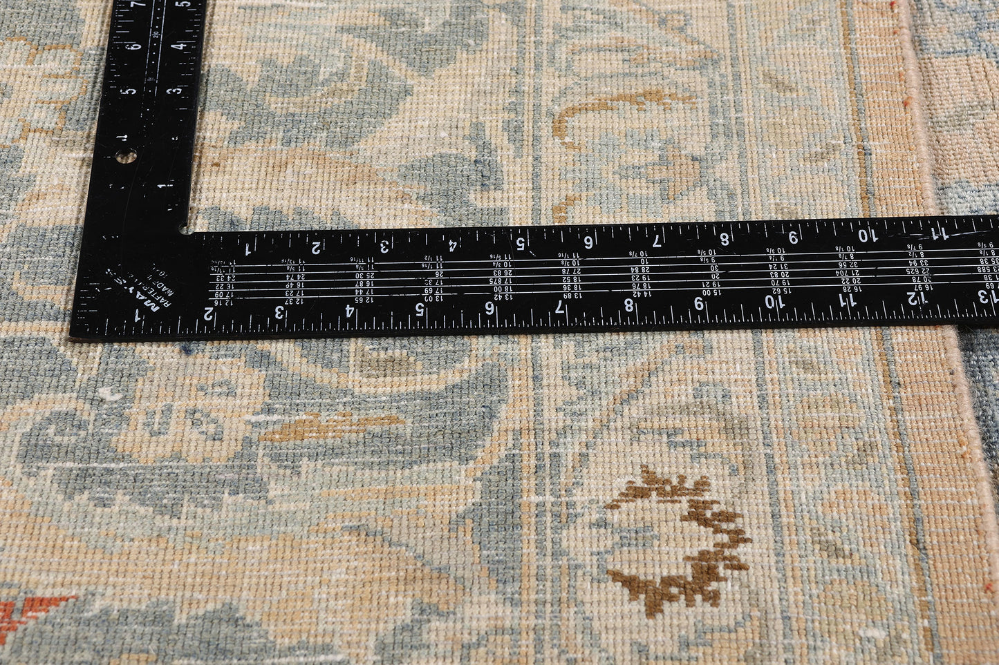 10 x 13 - Beige Antique Persian Mashhad Rug - 54147